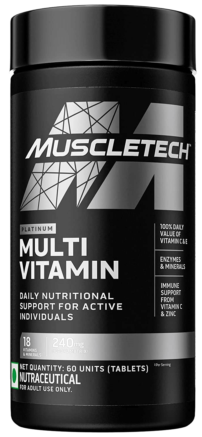 MuscleTech Platinum Multivitamin - 60 Tablets 