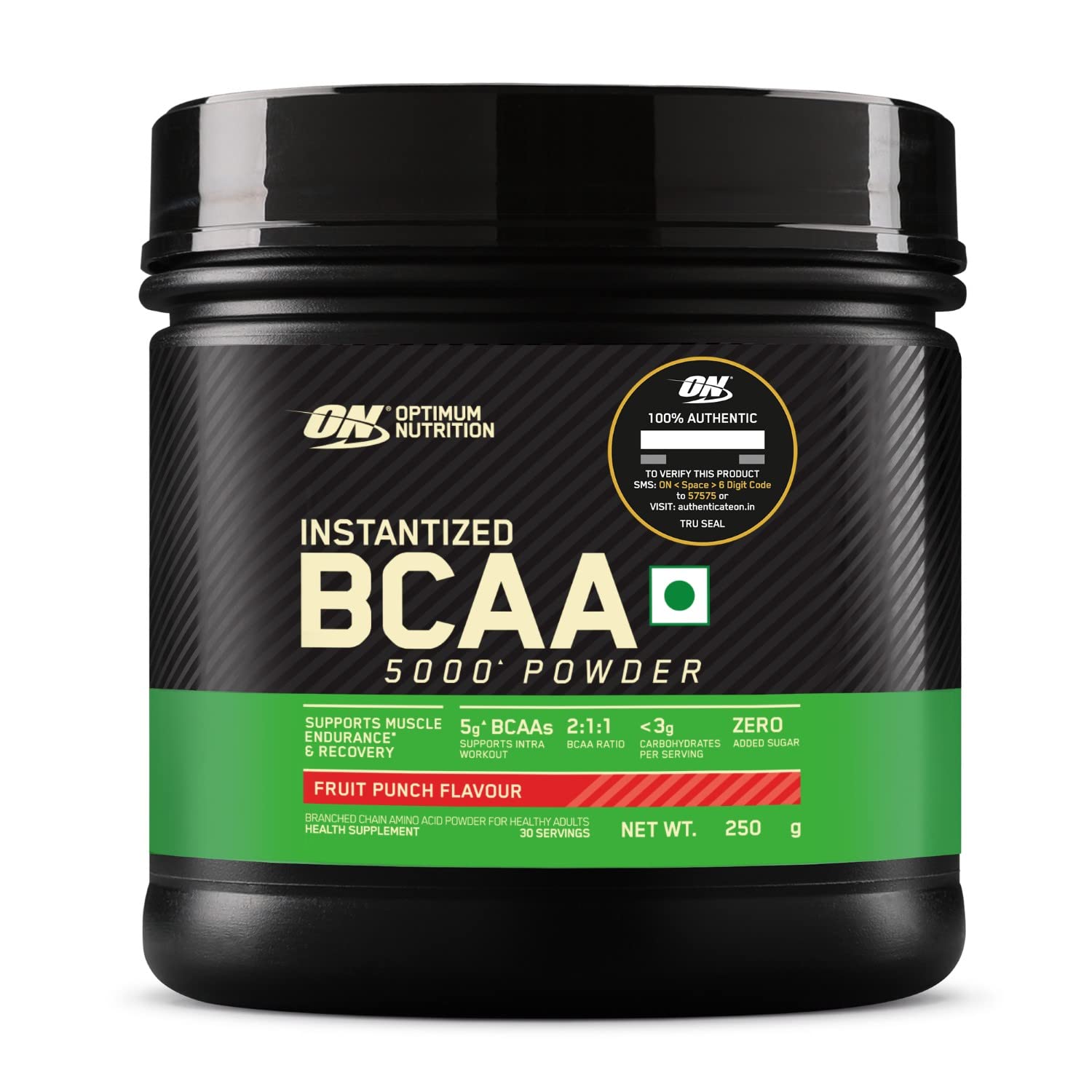 Optimum Nutrition (ON) Instantized BCAA 5000 mg Powder - 30 Servings