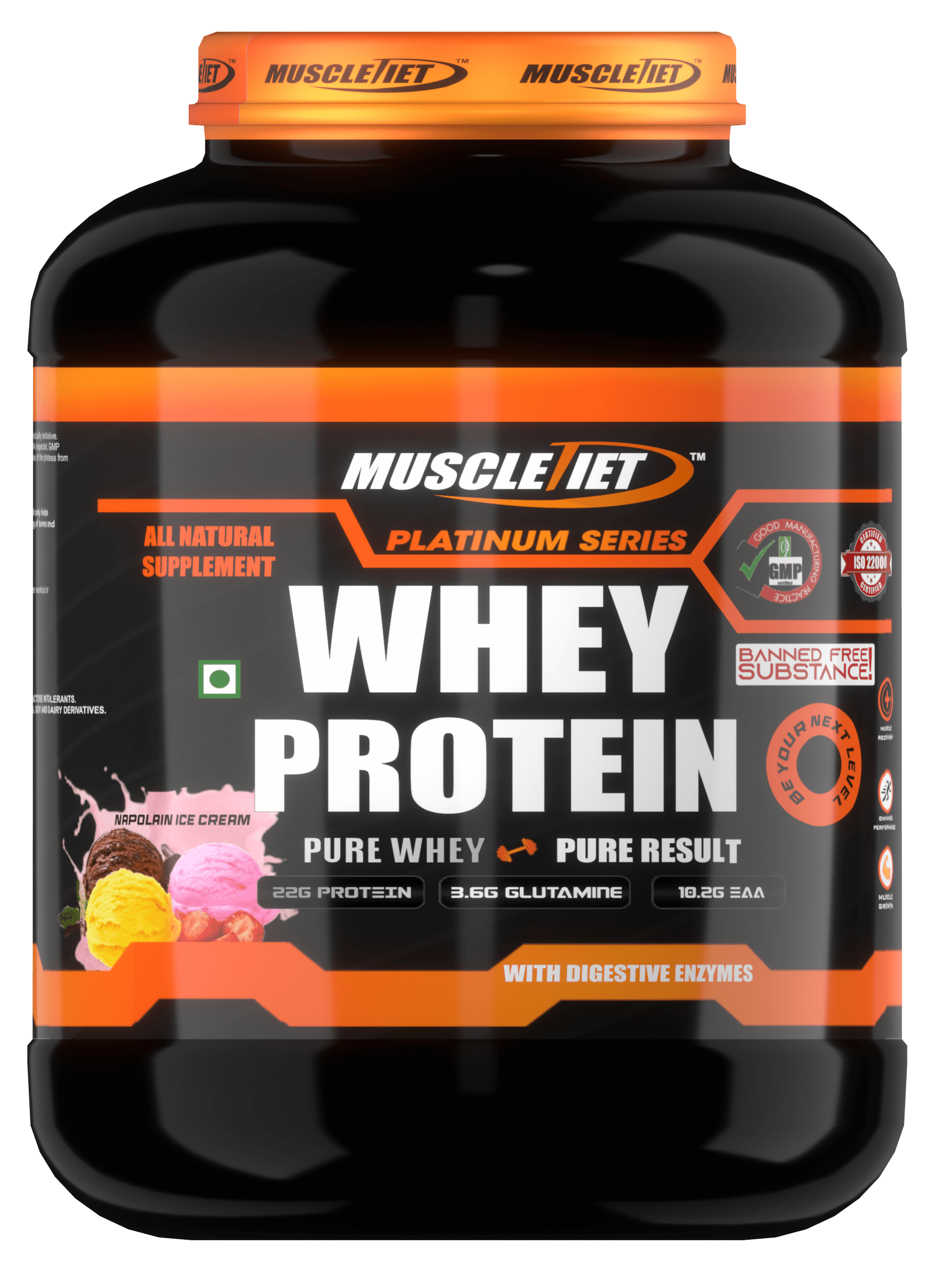 Muscle Diet Whey protein Powder - 4 Lbs